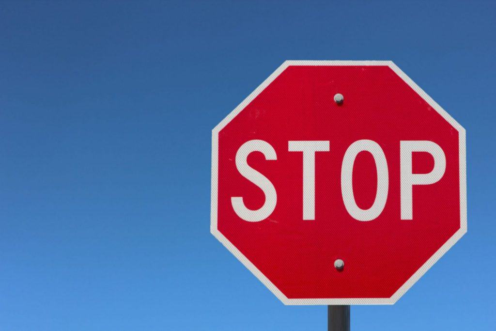 stop sign