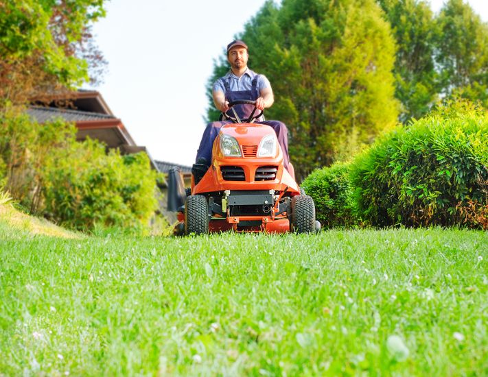 For Keeping a Mower In a Shed