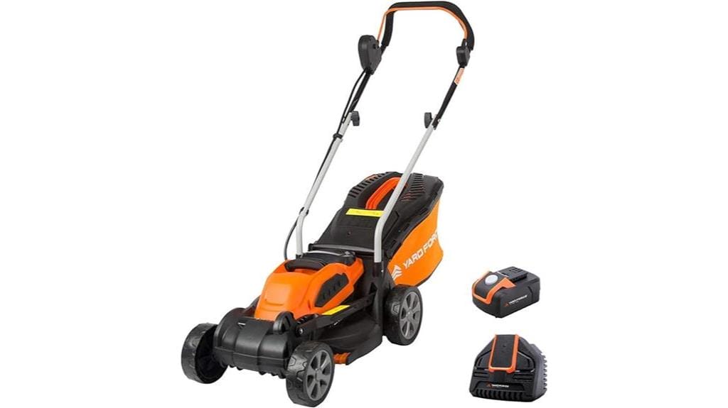 battery powered efficient lawn care