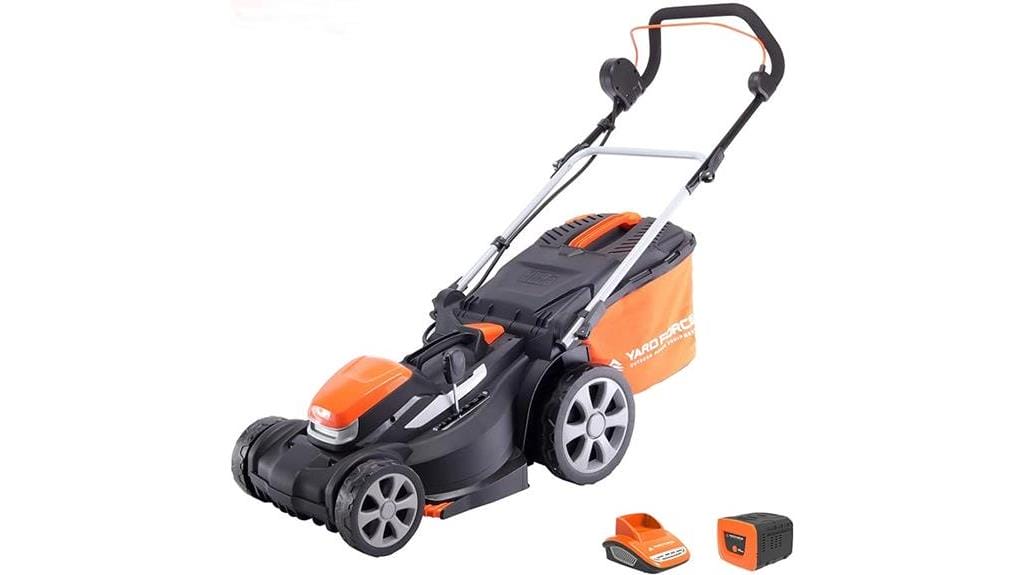 battery powered lawn mower review