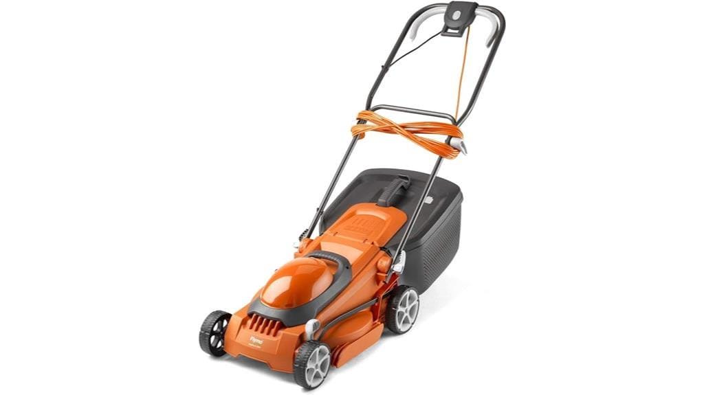 compact electric lawn mower