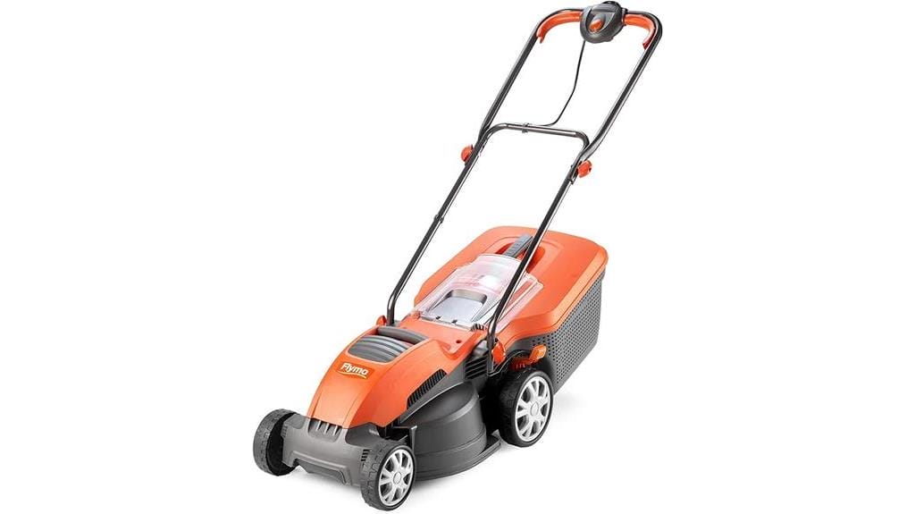 efficient electric lawn mower