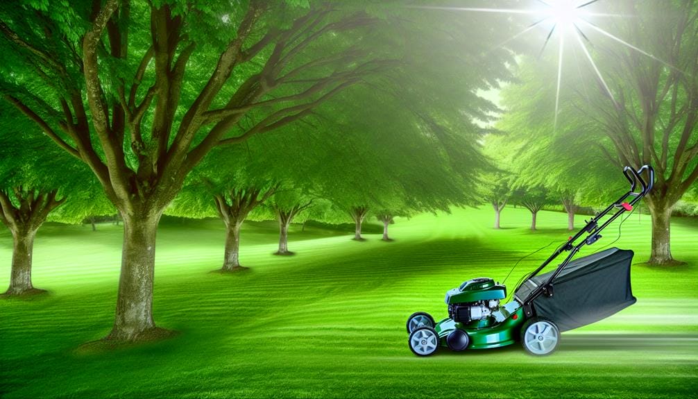 hydrostatic riding lawn mower