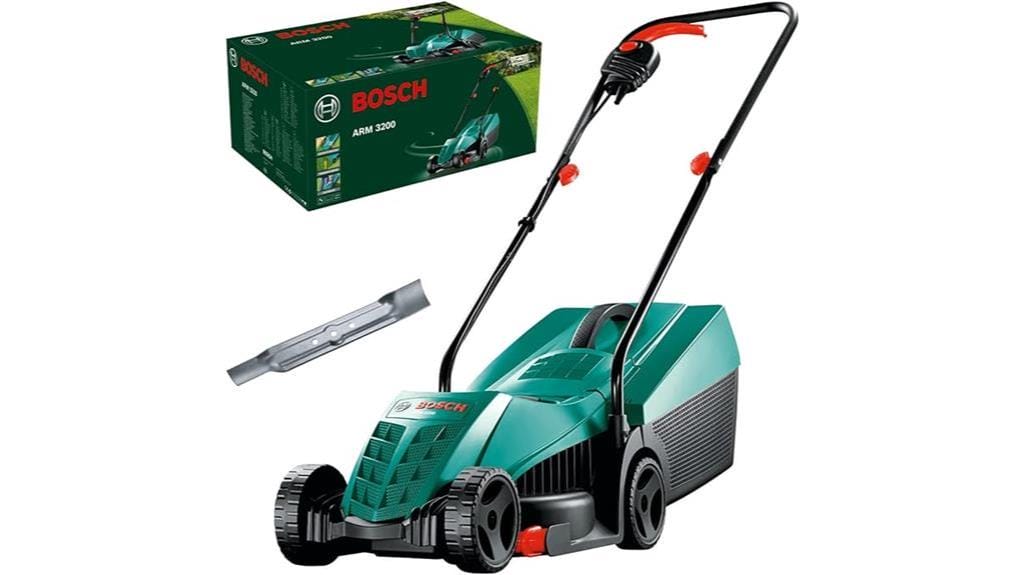 powerful efficient bosch lawnmower