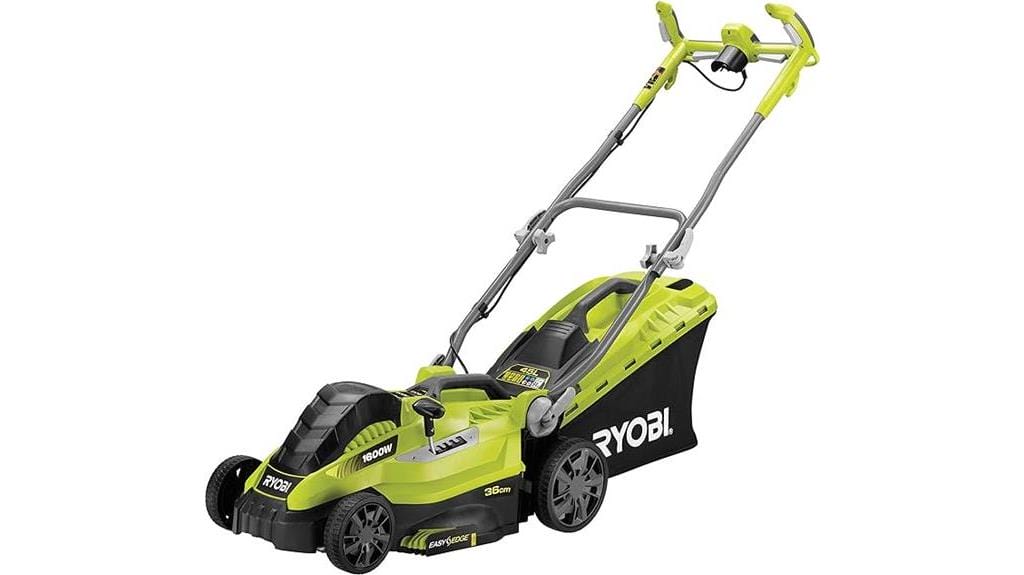 ryobi 1600w 36cm lawnmower